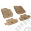 All Terrain Floor Liner Kit, Tan; 07-18 Jeep Wrangler JK, 2 Door