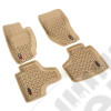 All Terrain Floor Liner Kit, Front/Rear, Tan; 08-13 Jeep Liberty
