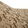 All Terrain Floor Liner Kit, Front/Rear, Tan 08-13 Jeep Liberty