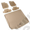 All Terrain Floor Liner Set, Tan; 07-10 Jeep Wrangler JK, 4 Door