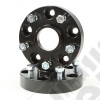 Wheel Spacer Kit, 1.25 Inch, Black, 5x5; 99-04 Jeep Grand Cherokee/07-18 Jeep Wrangler
