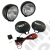 Light Kit, HID, 6 Inch, Round, Black, Steel Housing, 2 Piece