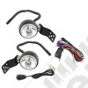 Light Kit, Hood Catch Mounted, H3 Halogen; 07-18 Jeep Wrangler JK