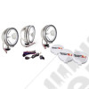 Light Kit, Halogen, 6 Inch, Stainless Steel Housing, 3 Piece