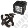Light Kit, X-Clamp/Square LED, Small, Black, 1 Piece