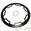 XHD Rim Protector, 18 Inch, Satin Black; 07-18 Jeep Wrangler JK