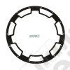 XHD Rim Protector, 20 Inch, Satin Black; 07-18 Jeep Wrangler JK