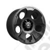 Drakon Wheel, 17X9, Black Satin; 07-20 Jeep JK/JL/JT