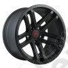 Jesse Spade Wheel, 17X9, Black Satin; 07-20 JK/JL/JT