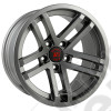 Jesse Spade Wheel, 17X9, Satin Gun Metal; JK/JL/JT