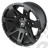 XHD Wheel, 18x9, Black Satin; 07-18 Jeep Wrangler JK