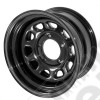 D Window Wheel, 15x8, Black, 5x4.5 Bolt Pattern