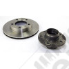 Brake Rotor Kit, Front, Hub; 76-78 Jeep CJ5/CJ7