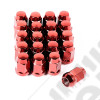 Wheel Lug Nut, Set of 20, 1/2-20, Red