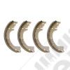 Drum Brake Shoe Kit; 53-71 Jeep CJ