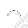 Drum Brake Shoe Kit; 78-89 Jeep CJ