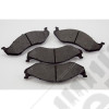 Brake Pad Kit, Front, Titanium; 90-06 Jeep Wrangler/Cherokee