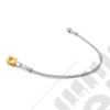 Brake Hose Kit, Front, Stainless Steel, Drum; 66-71 Jeep CJ/Commando