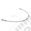 Brake Hose Kit, Front, Stainless Steel; 87-95 Jeep Wrangler YJ
