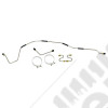 Brake Line Kit, Front; 46-53 Willys, for Dana 25