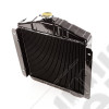 Radiator, 2 Row 55-71 Jeep CJ, 134 CID