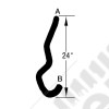 Radiator Hose, Lower, A670; 93-95 Voyager/Caravan