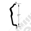 Radiator Hose, Lower; 97-00 Dodge Caravan, 3.0L