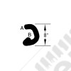Radiator Hose, Lower; 93-95 Dodge Caravan, 2.5L