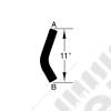 Radiator Hose, Lower; 90-91 Dodge Caravan, 3.0L
