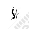 Radiator Hose, Lower; 1990 Dodge Caravan, 2.5L