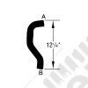 Radiator Coolant Hose, Inlet; 96-00 Dodge Caravan, 2.4L