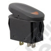 Rocker Switch, 2 Position, Amber