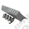 Switch Pod Kit, A-Pillar, 3 Switch, Dual USB Connector 07-10 Wrangler