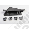 Switch Pod Kit, A-Pillar, 4 Switches, Black, RHD 11-18 Wrangler JK