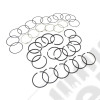Engine Piston Ring Kit, .030; 54-64 Jeep CJ, 226 CID