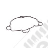 Engine Timing Cover Gasket; 05-10 Commander XK/Grand Cherokee WK