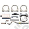 Exhaust Muffler/Tailpipe Kit; 83-85 Jeep CJ8 Scrambler