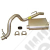 Exhaust Muffler/Tailpipe Kit; 87-90 Jeep Wrangler YJ, 4.2L