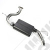 Exhaust Muffler, Heavy Duty, Off-Road; 07-18 Jeep Wrangler JK