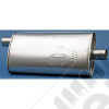Exhaust Muffler; 87-92 Jeep Cherokee XJ, 4.0L