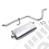 Exhaust Muffler/Tail Pipe Kit; 93-95 Jeep Grand Cherokee ZJ