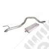 Exhaust Muffler/Tail Pipe Kit; 05-09 Jeep Grand Cherokee WK