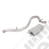 Exhaust Muffler/Tail Pipe Kit; 00-06 Jeep Wrangler TJ