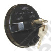Gas Cap, Locking, Black; 91-95 Jeep Wrangler YJ