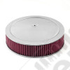 Air Cleaner Assembly, 14 Inch, Chrome, 4 Barrel Carburetors