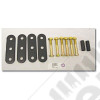 Suspension Leaf Spring Shackle Kit, Heavy Duty; 55-75 Jeep CJ