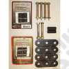 Suspension Leaf Spring Shackle Kit, HD, Greaseable; 55-75 Jeep CJ