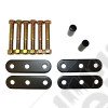 Suspension Leaf Spring Shackle Kit, Front, HD; 76-86 Jeep CJ