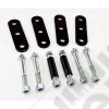Suspension Leaf Spring Shackle Kit, Front, HD, Greaseable; 76-86 CJ