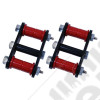 Suspension Leaf Spring Shackle Kit, Front, HD, Greaseable; 76-86 CJ